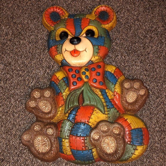 Vintage Foamcraft Nursery patchwork decor and Abbey Press Wall Hanging - Picture 6 of 7